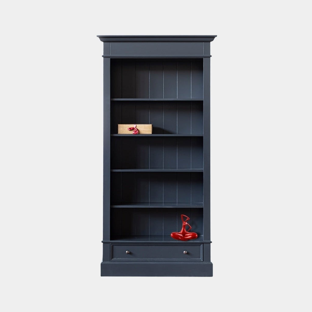 Bücherregal Malaga - 100x35x200H cm - 4 Einlegeböden - 1 Soft-Close-Schublade