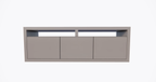 Manhattan 10 TV Sideboard - 180x40x60H cm - schlankes Design - 3 grifflose push-to-open Türen - offenes Zwischenfach