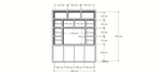 Tv/Vakkenkast Manhattan 12 - 200x40x240H cm - Cinewall - TV-Fach - offene Einlegeböden - schlankes Design - 5cm Einlegebodenstärke - 4 grifflose push to open Türen