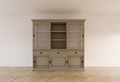 Buffetschrank Manisa - 220x53x218H - Schiebetüren - Soft-Close-Schubladen - Landhausstil