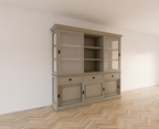 Buffetschrank Manisa - 220x53x218H - Schiebetüren - Soft-Close-Schubladen - Landhausstil
