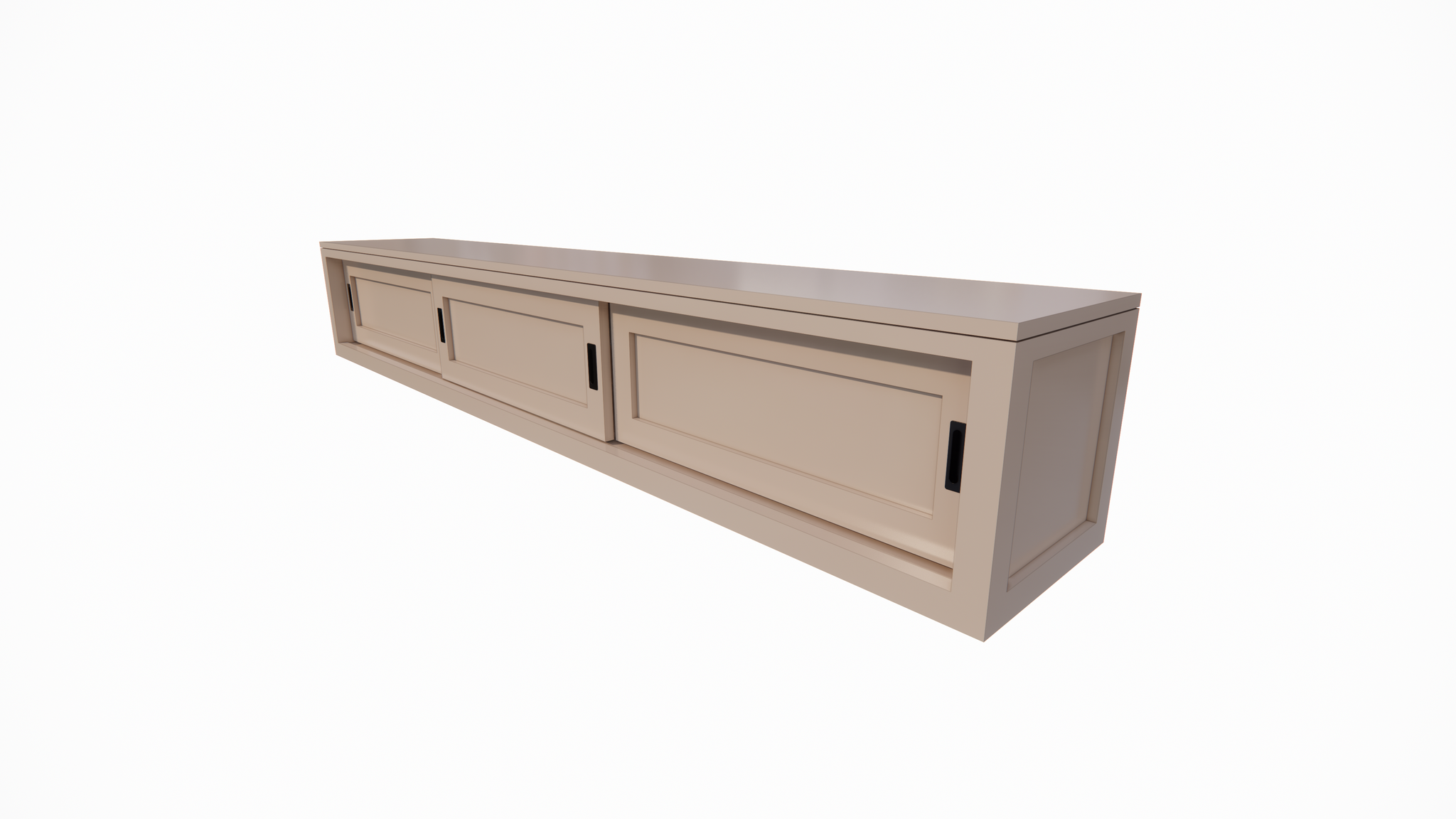 TV-Sideboard Medellin - 300x40x40 - 3 Schiebetüren - schlichtes Design