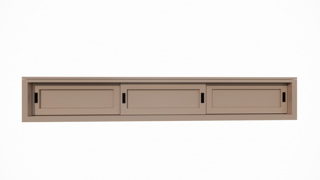 TV-Sideboard Medellin - 300x40x40 - 3 Schiebetüren - schlichtes Design