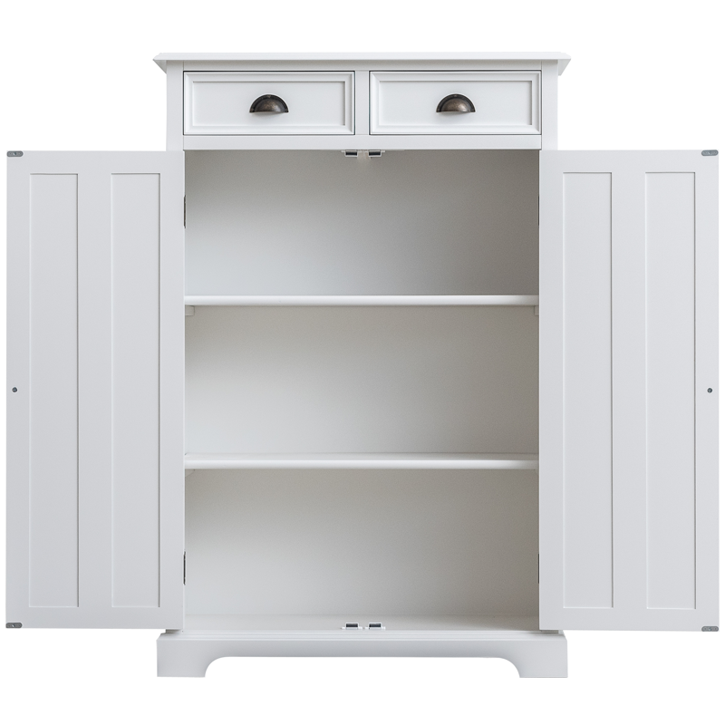 Mädchenschrank Amsterdam - 90x40x135H cm - 2 Schubladen - 2 Flügeltüren