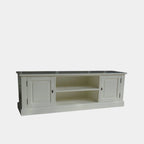 TV-Sideboard miss 08 - 180x46x60H cm - 2 geschlossene Flügeltüren - offenes Mittelfach - mit Kabeldurchlass