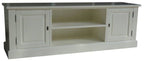TV-Sideboard miss 08 - 180x46x60H cm - 2 geschlossene Flügeltüren - offenes Mittelfach - mit Kabeldurchlass