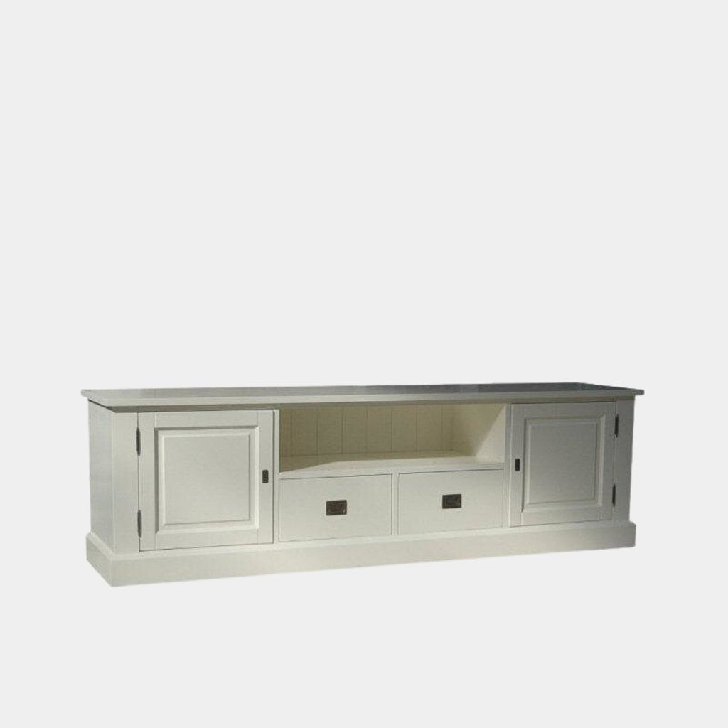 Miss 09 TV-Sideboard - 200x46x60H cm - 2 Flügeltüren - 2 Schubladen - offenes Fach mit Kabelloch