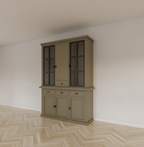 Buffetschrank Montana 07 - 145x46x220H cm - geschlossene Tür und Stahltüren