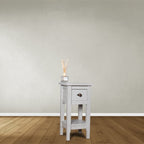 Nachttisch Un - 30x30x60H cm - 1 Schublade - 1 Ablage