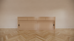 Sideboard Neiva - 250x50x90H cm - 2 Schiebetüren - schlankes Design