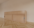 Sideboard Neiva - 250x50x90H cm - 2 Schiebetüren - schlankes Design
