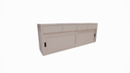 Sideboard Neiva - 250x50x90H cm - 2 Schiebetüren - schlankes Design
