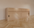 Sideboard Neiva - 250x50x90H cm - 2 Schiebetüren - schlankes Design