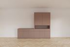 TV-Anrichte/Kommode Nikiti - 297x50x240H cm - 5 cm starke Einlegeböden - schlankes Design - Türen mit Druck zu öffnen