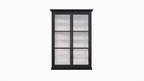 Vitrine Noia - 140x45x210H cm - Seiten aus Glas