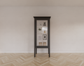 Vitrine Pasto - 70x50x180H cm - auf Beinen - schlichtes Design