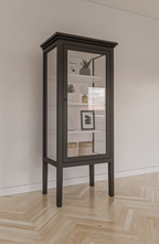 Vitrine Pasto - 70x50x180H cm - auf Beinen - schlichtes Design