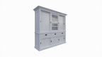 Buffetschrank Patras - 300x50x230H cm - geschlossene Türen - Schiebetüren - 3 Soft-Close-Schubladen