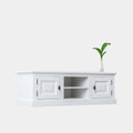 Privates TV-Sideboard - 150x50x50H cm - 2 geschlossene Flügeltüren - offenes Fach mit Kabeldurchlass