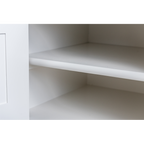 Privates TV-Sideboard - 150x50x50H cm - 2 geschlossene Flügeltüren - offenes Fach mit Kabeldurchlass