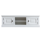 Privates TV-Sideboard - 150x50x50H cm - 2 geschlossene Flügeltüren - offenes Fach mit Kabeldurchlass