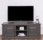 Puglia TV Sideboard - 160x46x60H cm - mit Spanjolette Verschluss - 2 geschlossene Türen - offenes Fach in der Mitte - mit Loch für Kabel