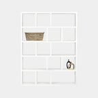 Raumteiler Portofino - offener Schrank - 130x30x220H cm - cleanes Design - offene Regale - 5 cm Bodenstärke