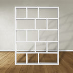 Raumteiler Portofino - offener Schrank - 130x30x220H cm - cleanes Design - offene Regale - 5 cm Bodenstärke