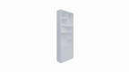 Regal Rockford 01 - 90x32x250H cm - push to open Türen - offene Regale - schlankes Awerking