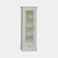 Rougemont Glasschrank - 70x43x190H cm - 1 Flügeltür - 1 Schublade mit Soft-Close