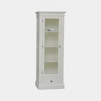 Rougemont Glasschrank - 70x43x190H cm - 1 Flügeltür - 1 Schublade mit Soft-Close
