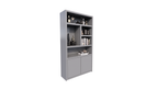 Sideboard San Diego - 120x40x220H cm - 2 push-to-open Türen - offene Fächer - grifflose Türen - 5cm Bodenstärke