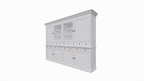Buffetschrank Santa Monica - 290x45x215H cm - Flügeltüren - Soft-Close-Schubladen