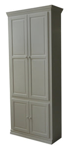 Schaltschrank LM 02 - 100x40x245H cm - 4 geschlossene Flügeltüren - 5 Fachböden - verstellbare Fachböden - schaltbar