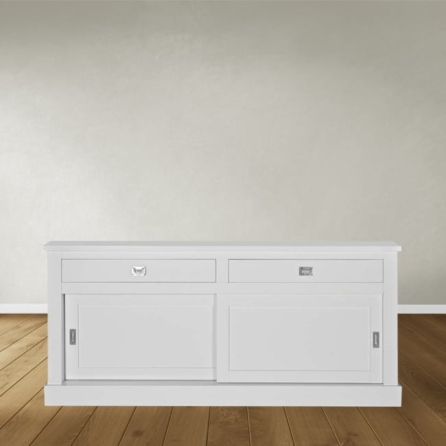 Sideboard Island 05 - 200x50x90H cm - 2 Schubladen - 2 Schiebetüren