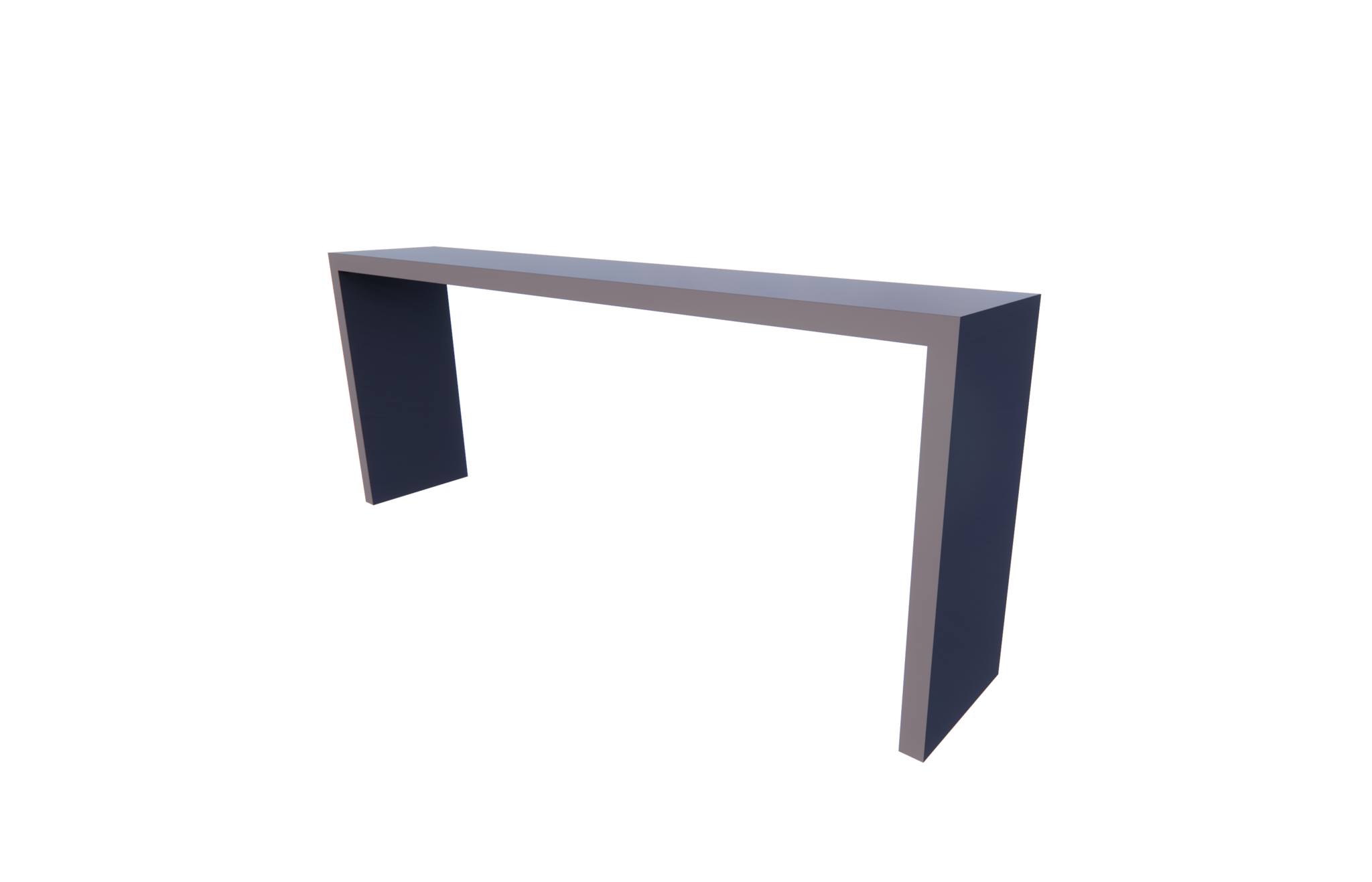 Beistelltisch Eastborne - 200x35x80H cm - schlankes Design