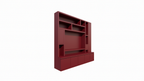 Fächerschrank Soria - 250x30/40x240H cm - Push-to-open-Türen