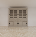 Buffetschrank South Beach - 240x50x240H cm - 8 Schiebetüren - 4 Soft-Close-Schubladen