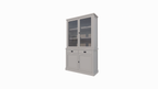 Buffetschrank Tarente 02 - 130x45x220H - 2 Schranktüren - 2 Soft-Close-Schubladen - 2 geschlossene Türen