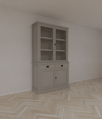 Buffetschrank Tarente 02 - 130x45x220H - 2 Schranktüren - 2 Soft-Close-Schubladen - 2 geschlossene Türen