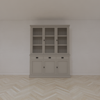 Buffetschrank Tarente 03 -170x45x220H - 3 Schranktüren - 3 Soft-Close-Schubladen - 3 geschlossene Türen