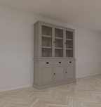 Buffetschrank Tarente 03 -170x45x220H - 3 Schranktüren - 3 Soft-Close-Schubladen - 3 geschlossene Türen