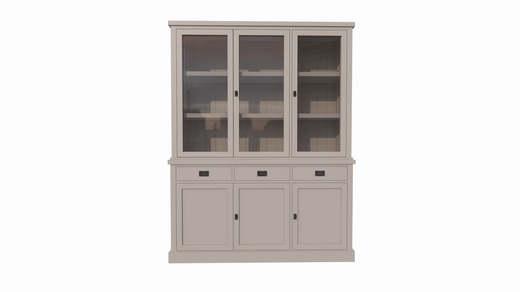 Buffetschrank Tarente 03 -170x45x220H - 3 Schranktüren - 3 Soft-Close-Schubladen - 3 geschlossene Türen
