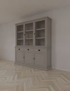 Buffetschrank Tarente 04 -200x45x220H - 3 Schranktüren - 3 Soft-Close-Schubladen - 3 geschlossene Türen