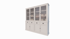 Buffetschrank Tarente 05 - 220x45x220H - 4 Schranktüren - 4 Soft-Close-Schubladen - 4 geschlossene Türen
