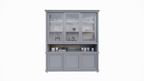 Buffetschrank Tavira - 190x47x220H cm - Schiebetüren - teilweise Glas - offenes Fach - auf Beinen
