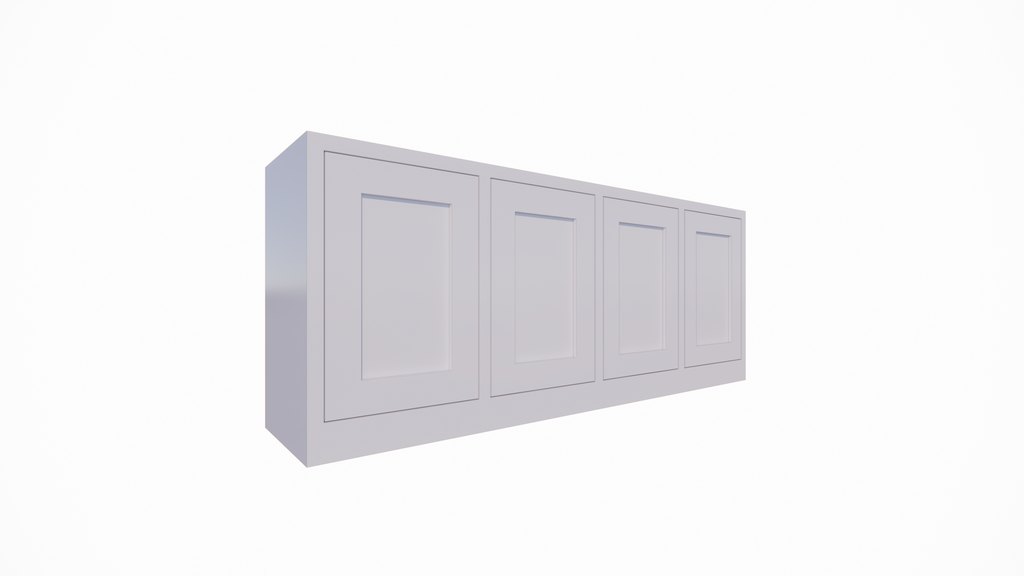 Sideboard Tunja - 200x45x80H cm - 4 grifflose Türen - schlankes Design - push to open Türen