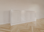 Sideboard Tunja - 200x45x80H cm - 4 grifflose Türen - schlankes Design - push to open Türen
