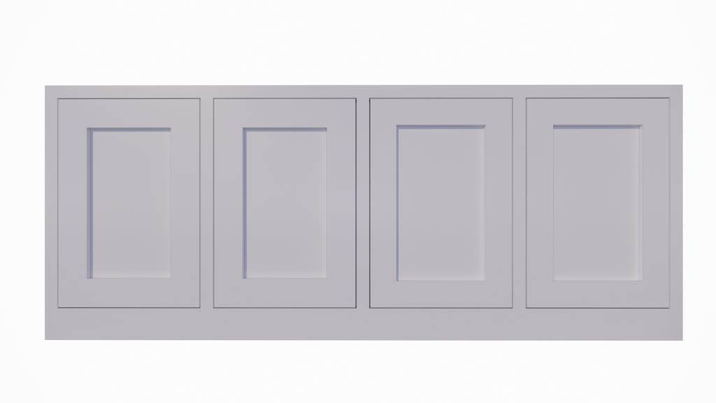 Sideboard Tunja - 200x45x80H cm - 4 grifflose Türen - schlankes Design - push to open Türen