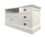 TV-Sideboard Island 06 - 125x50x65H cm - 3 Schubladen - 2 Flügeltüren - mit TV-Kabelloch